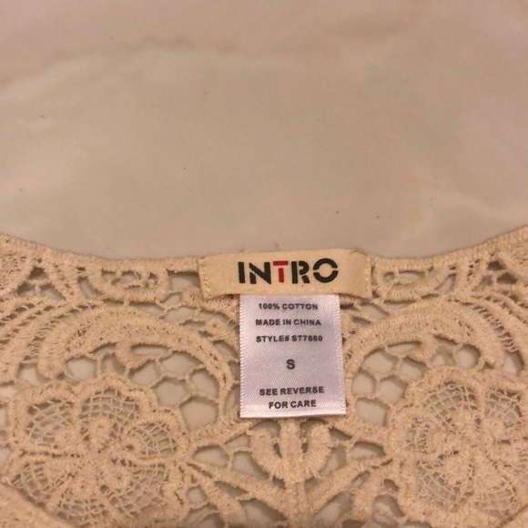 Cream crop top - Picture 2 of 2